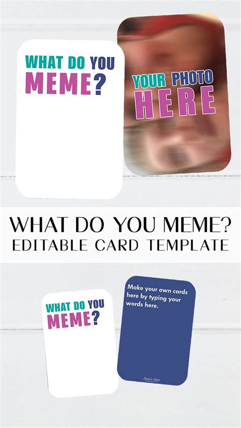 Each what do you meme core game contains 435 cards. What Do You Meme Card Template | Bachelorette Party Games | Party Games | Funny Games | Custom ...