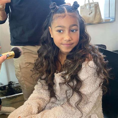 Kim Kardashian West Shares Photos Of Daughter North 7 In Hair And