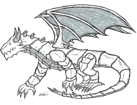 Cool Dragon Drawing Full Body Here We Have Collected 10 Cool Dragon