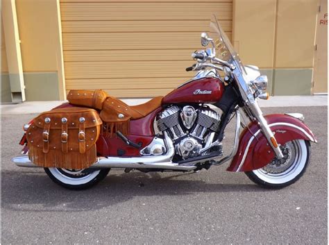 Buy 2014 Indian Chief Vintage Indian Motorcycle Red On 2040 Motos