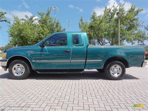 Pacific Green Metallic 1997 Ford F150 Xl Extended Cab Exterior Photo