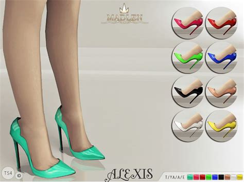 Mj95s Madlen Alexis Shoes Sims 4 Cc Shoes Heels Sims 4