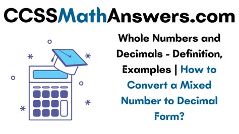Whole Numbers And Decimals Definition Examples How To Convert A
