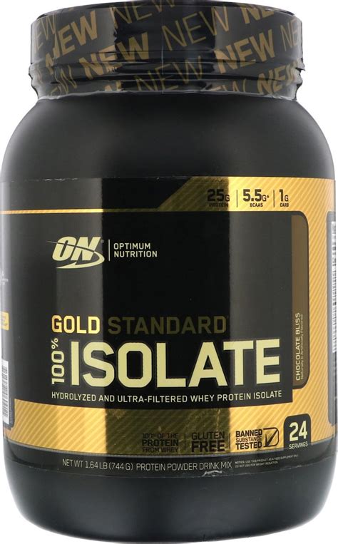 Optimum Nutrition Gold Standard 100 Isolate 744gr με Γεύση Chocolate