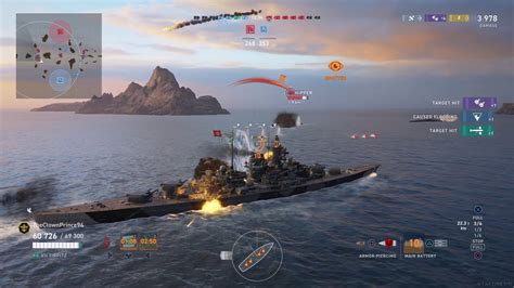 World Of Warships Bismarck Vs Yamato Youtube