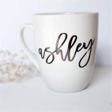 Custom Name Mug Personalized Name Mug Bridesmaid Ts Wifey Mug