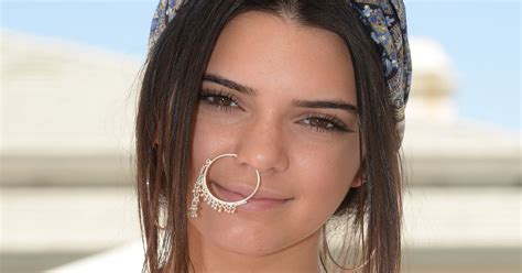 Kendall Jenner Wears Giant Nose Ring