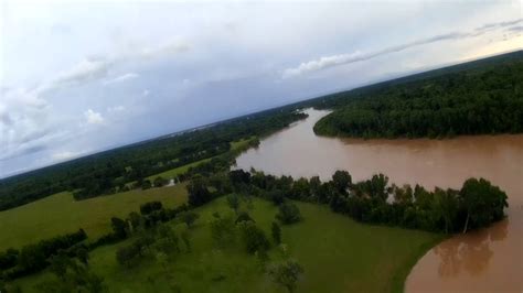 Brazos River Flood In Fulshear Texas Youtube