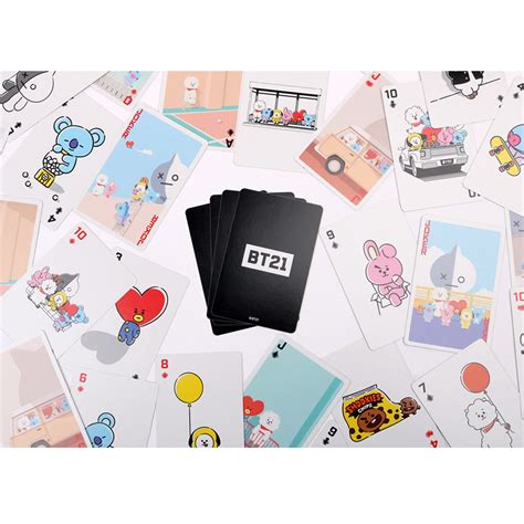 Bts Character Bt21 Playing Card Etsy