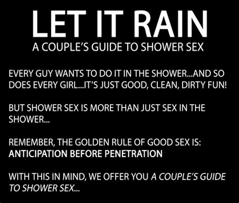 Thumbs Pro Sirsplayground Every Seven Seconds Let It Rain A Couple’s Guide To Shower Sex