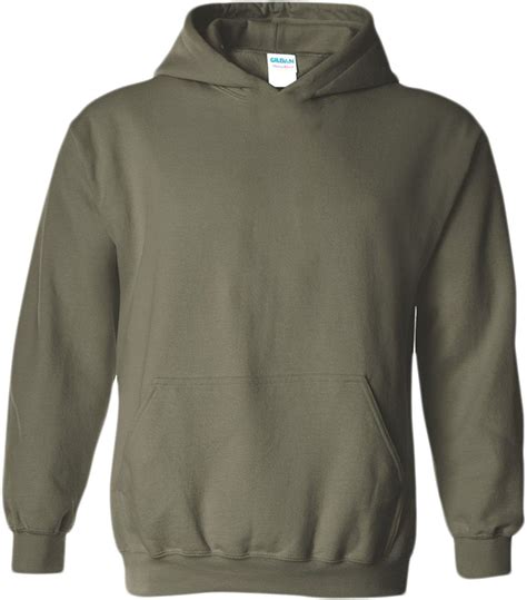 Gildan Blank Hoodie Hooded Sweatshirt Unisex Style 18500 Adult Pul