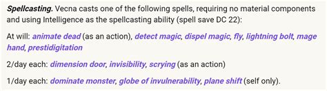 D D E New Spellcasting Blocks For Monsters Why Page En