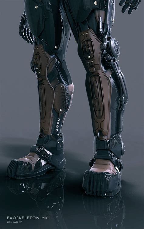 Artstation Exoskeleton Mk1 Christophe Lacaux Armor Concept Armor