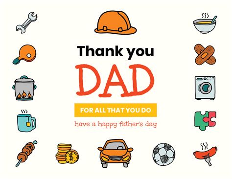 Printable Fathers Day Cards Templates