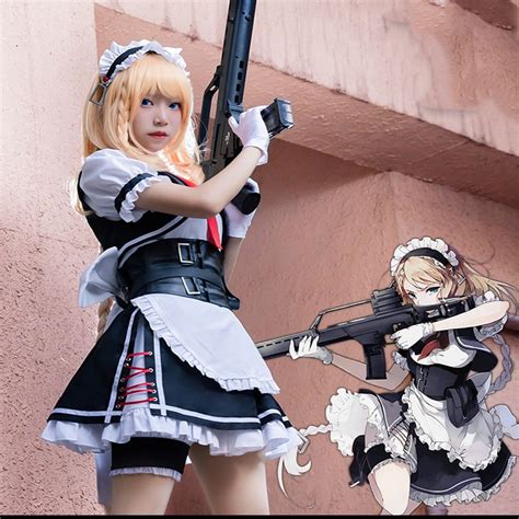 Game Girls Frontline Cosplay Costume G36 Cosplay Maid Costumes