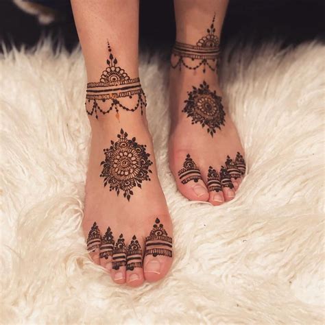 Ankle Henna Designs Design Talk