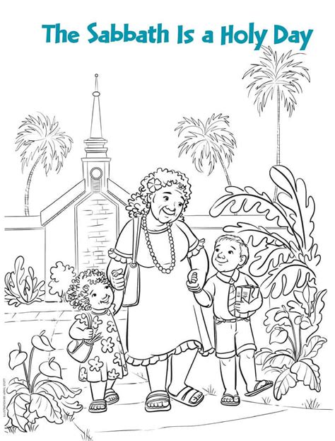 Lds Primary Lesson Coloring Pages