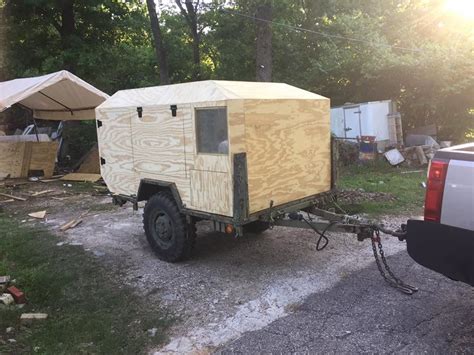 Utility Trailer Teardrop Off Roadish Camper Build Artofit