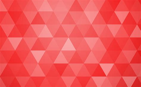 Hd Wallpaper Red Abstract Geometric Triangle Background Aero