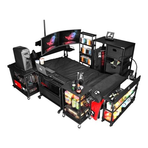 This Gaming Bed Doubles As A Home Office So You May Never Need To