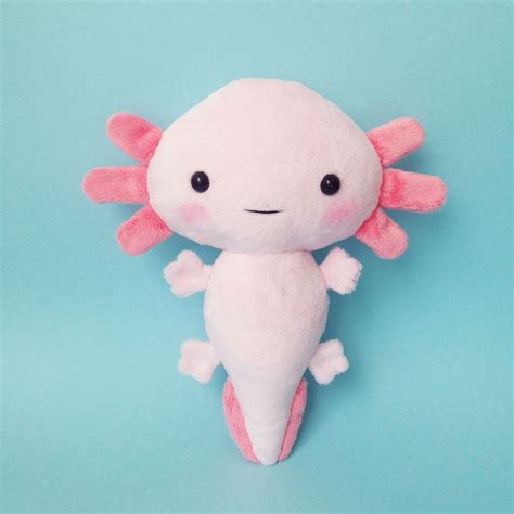 The Original Axolotl Plush Toy Stuffed Toy Axolotl Etsy Stofftiere