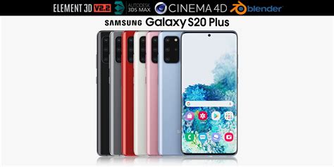 Hurry, best prices pc's, monitors, printers, office supplies, networking, teleconferencing. Samsung Galaxy S20 Plus 5G All colors 3D | CGTrader