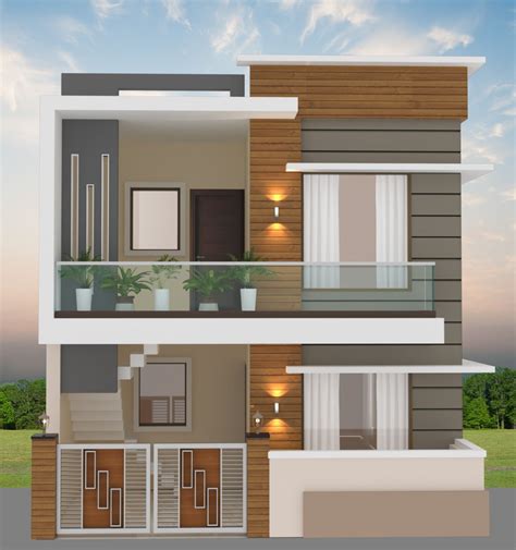 3 Storey House Design, House Balcony Design, House Arch Design, Indian