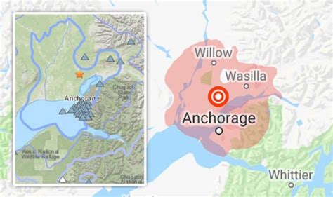 The usgs reported the earthquake as a magnitude 6.1, about 27 miles deep. Alaska earthquake: 5.2 quake strikes - 'Be ready for more earthquakes' says USGS | World | News ...