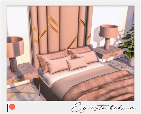 Egoista Bedroom🌺 Winner9 On Patreon Sims 4 Bedroom Sims 4 Beds