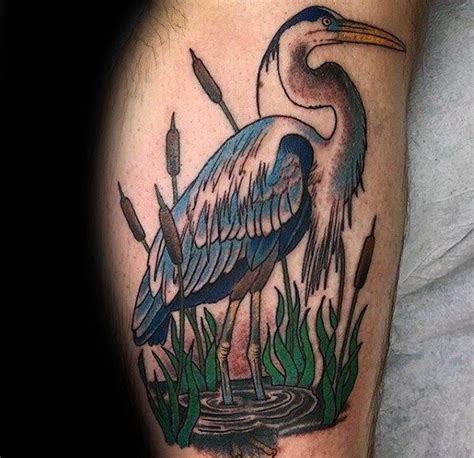 70 heron tattoo designs for men coastal bird ink ideas heron tattoo heron tattoo design