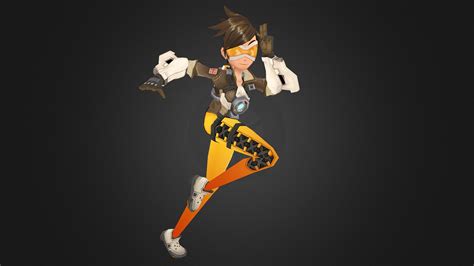 overwatch tracer 3d model by snegi5566 [8338aa1] sketchfab