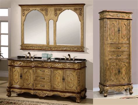 Double vanity with towers double vanity in traditional style. 73 inch Midland Vanity | Old World Vanity | Charming ...