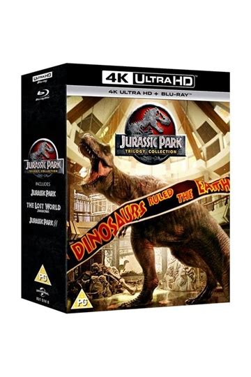 Hele Samlingen Af Jurassic Park And Jurassic World På Dvd Blu Ray And 4k