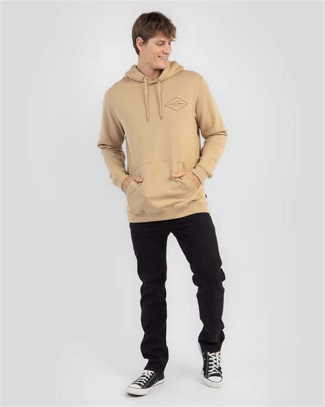 Shop Rip Curl Staple Hoodie In Khaki Fast Shipping And Easy Returns