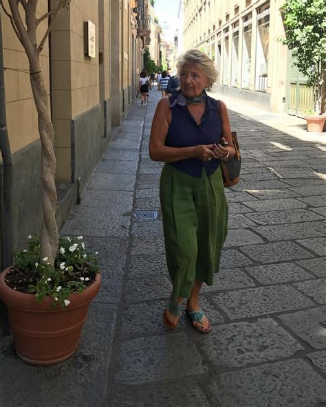 Meet The Most Stylish Older Women Of Milan Who Wear Everything From Pearls To Prada To Go To