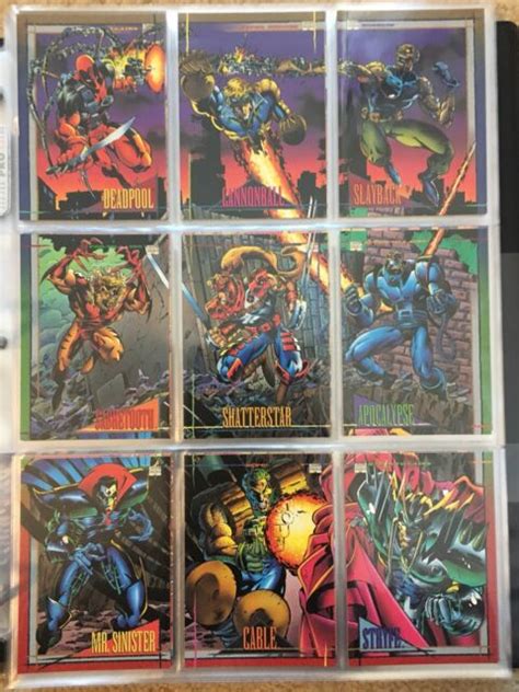 1993 Marvel Universe Series 4 Trading Cards Complete Base Set 1 180