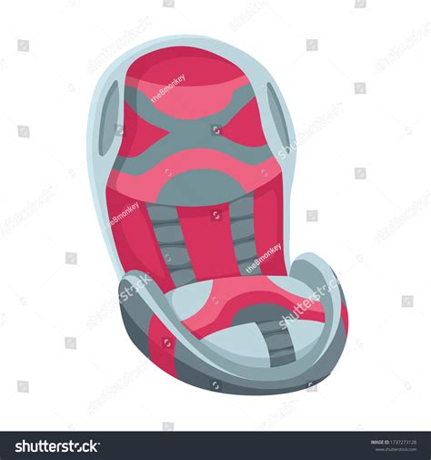 Baby Car Seat Cartoon Flat Style Stock Vector Royalty Free 1737273128