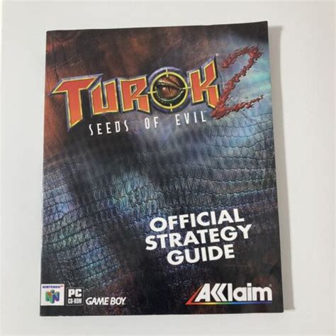 Turok Seeds Of Evil Strategy Guide Nintendo Prima Book Video Games