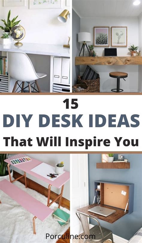 15 Best Diy Desk Ideas That Are Easy And Affordable Porculine
