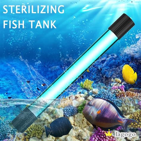 110220v Aquarium Submersible Uv Light Pond Fish Germicidal Clean