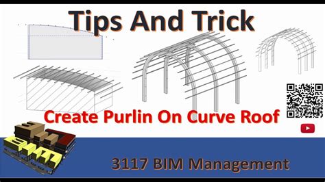 Revit Tips And Tricks Creat Purlin On Curve Roof Roof By Extrusion