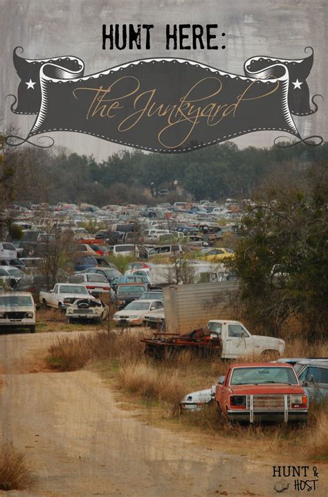 Where We Hunt - Junk Yards | Nature inspiration, Treasure hunt clues