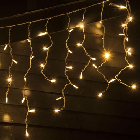 Professional Connectable Warm White Icicle Lights Add On