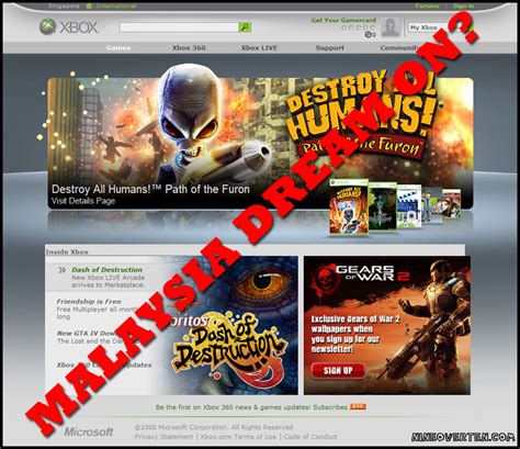 Tujuan group ini ditubuhkan untuk membolehkan anda berkongsi informasi yang berkaitan. Xbox 360 Officially in Malaysia - Dream On - Nine Over Ten ...
