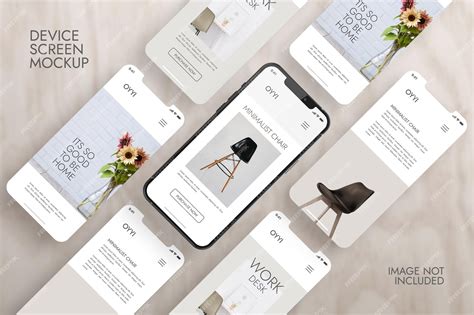 Premium Psd Phone And Screen Ui Ux App Presentation Mockup