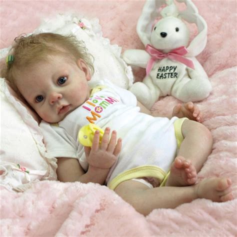 Lncdis 22 Handmade Lifelike Newborn Silicone Vinyl Reborn Baby Doll