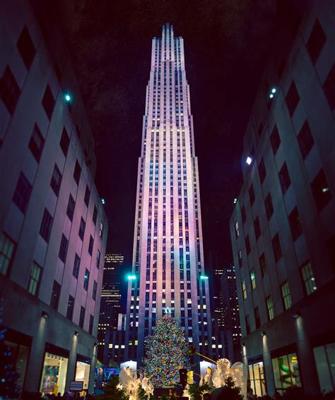 Nighttime At Rockefeller Center Manhattan Ny Tumbr F Flickr
