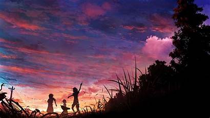 Anime Desktop Sky Backgrounds Wallpapers Mobile Background