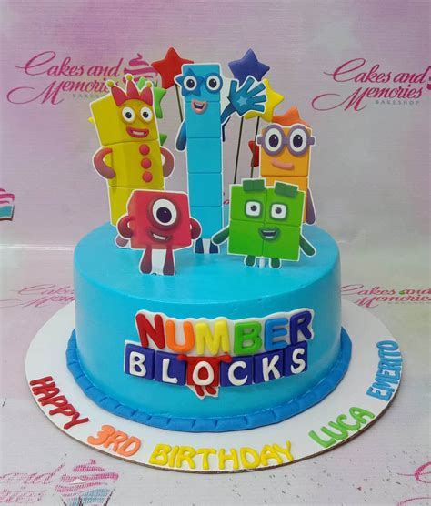 Number Blocks Cake 103 Cakes And Memories Bakeshop