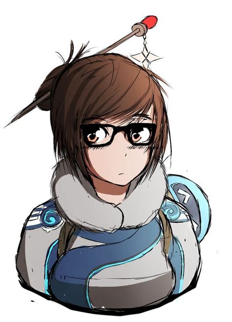 Mei Sketch Colour Overwatch By Chrissy743 On Deviantart